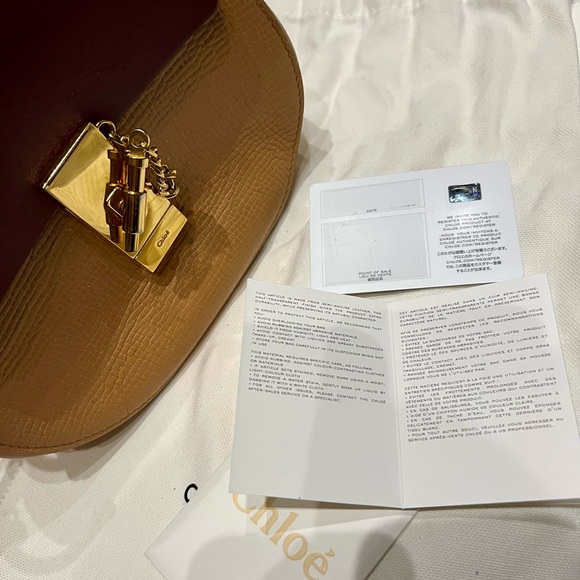 Chloe grained lambskin mini Drew shoulder bag - authentic - Picture 7 of 8